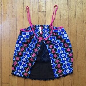 Tribal print tank